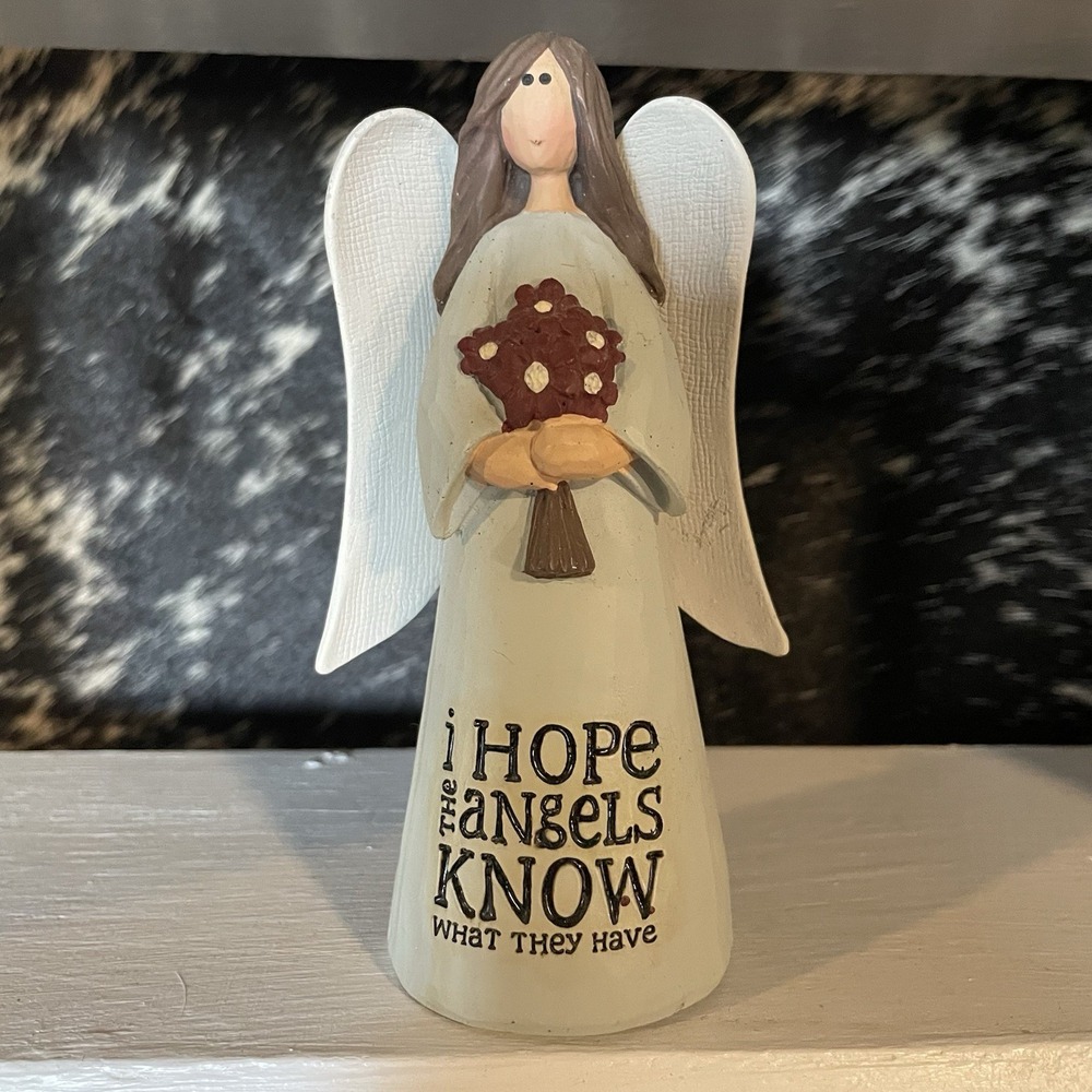 I Hope The Angels Know What They Have" Figurine Blossom Bucket B. Lloyd 2013